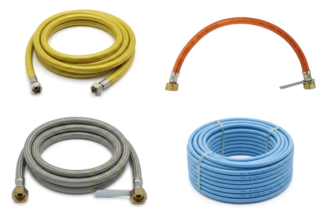 Tubi Flessibili Gas e Raccordi Portagomma all'Ingrosso